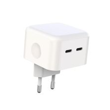 Зарядний пристрій XO QC 3.0 L102 35W/2 USB-C White (XO-L102-WH)