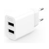 Зарядний пристрій XO L109 12W 2xUSB-A White (L109_White) - Зображення 1