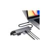 Концентратор Media-Tech USB-C 8-in-1 HDMI 4K/2xUSB-A/2xUSB-C/RJ45/SD/TF/PD 100W USB3.1 (MT5046) - Зображення 3
