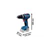 Шуруповерт Bosch Professional GSB 18V-65 18В 2х5Агод 3165Нм 0-2100обхв ЗП GAL18V-40 кейс 1.12 (0.601.9N3.303) - Изображение 3