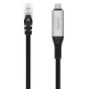Дата кабель USB-C to RJ45 Ethernet 2.0m CAT6A S/FTP 1Gbps LSZH Digitus (AK-300601-020-S) - Зображення 1