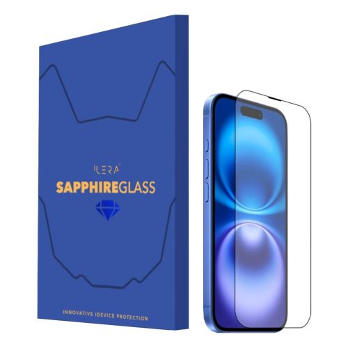 Стекло защитное iLera Sapphire Ultra + Glass iPhone 16 | 15 (ILSPDL16)