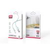 Дата кабель USB 2.0 AM to Lightning 1.0m 2.1A silicone green XO (NB208-L-1-GR) - Зображення 2