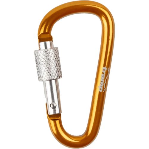 Карабин туристический Tramp 6 см з муфтою orange (набір 10шт) (UTRA-307-orange)