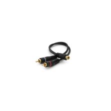 Кабель мультимедийный 1xRCA F to 2xRCA M 0.2m black Voltronic (YT-RCA(F)/2хRCA(M)-0,2CuB) Кабель мультимедийный 1xRCA F to 2xRCA M 0.2m black Voltronic (YT-RCA(F)/2хRCA(M)-0,2CuB)