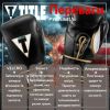 Боксерские перчатки Title Boxeo Mexican Leather Quatro Black/White 12 oz (BATGE4 12 oz BK/WH) - Изображение 2