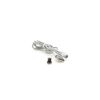 Дата кабель USB 2.0 to Lightning 1.0m 2A magnetic nylon silver Pipo (18168) - Зображення 2