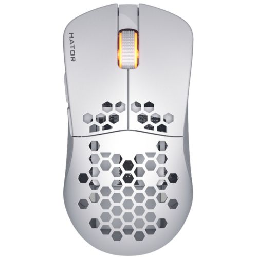 Мишка Hator Stellar Wireless/Bluetooth/USB White (HTM651)