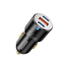 Зарядное устройство Essager 2xUSB-C 66W + 1xUSB black (ECC2C1A-FF01) Зарядное устройство Essager 2xUSB-C 66W + 1xUSB black (ECC2C1A-FF01)