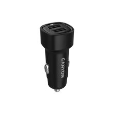 Зарядное устройство Canyon 2xUSB 24W black (CNE-CCABR2AA)
