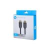 Кабель мультимедийный DisplayPort M to DisplayPort M 3.0m V1.2 4K60Hz black HP (HP_DHC-DP01-3M) - Изображение 3