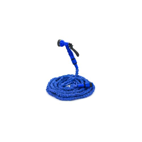 Поливочный шланг Voltronic KY-225B, 7.5-22.5м/75ft, Blue, + распылитель, насадка на кран, Box (KY-225B)