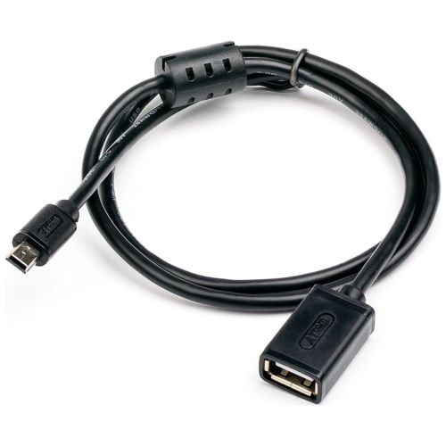 Дата кабель OTG USB 2.0 AF to Mini 5P 0.8m Atcom (12821)