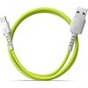 Дата кабель USB 2.0 AM to Type-C 1.0m Soft white/lime Pixus (4897058531169) - Зображення 3