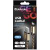 Дата кабель USB 2.0 AM to Type-C 1.0m USB09-03T PRO gold Defender (87812) - Зображення 2