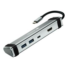 Концентратор Canyon USB Type-C to Type-C PD + 2*USB3.0 + HDMI 4K/30fps (CNS-TDS03DG)