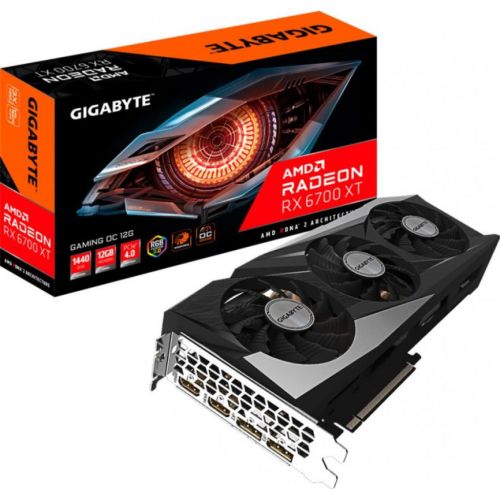 Видеокарта GIGABYTE Radeon RX 6700 XT 12Gb GAMING OC (GV-R67XTGAMING OC-12GD)