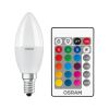Лампочка Osram LED В40 4.5W 470Lm 2700К+RGB E14 пульт ДУ (4058075430853) - Зображення 1