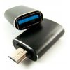 Переходник OTG USB - Micro-USB black Dengos (ADP-017) - Изображение 1