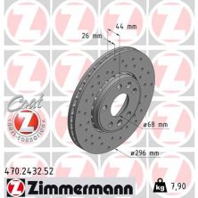Гальмівний диск ZIMMERMANN 470.2432.52