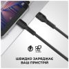 Дата кабель USB-C to USB-C 1.0m AR88 3A black Armorstandart (ARM65293) - Изображение 2