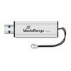 USB флеш накопичувач Mediarange 128GB Black/Silver USB 3.0 (MR918) - Зображення 2