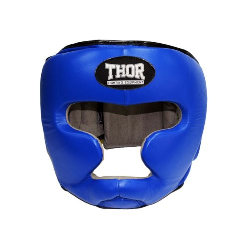 Боксерский шлем Thor 705 L ПУ-шкіра Синій (705 (PU) BLUE L)