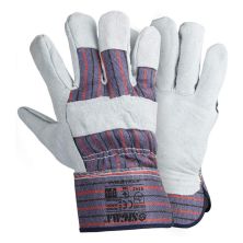 Защитные перчатки Sigma комбинированные замшевые (цельная ладонь) (9448361)