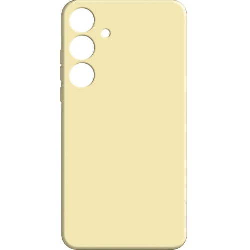 Чехол для мобильного телефона MAKE Samsung S24 Silicone Yellow (MCL-SS24YE)