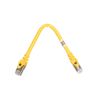 Патч-корд 0.20м S/FTP Cat 6 CU PVC 26AWG 7/0.16 yellow 2E (2E-PC6SFTPCOP-020YLW) - Изображение 1