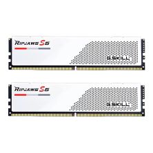 Модуль памяти для компьютера DDR5 32GB (2x16GB) 5200 MHz Ripjaws S5 Matte White G.Skill (F5-5200J4040A16GX2-RS5W)