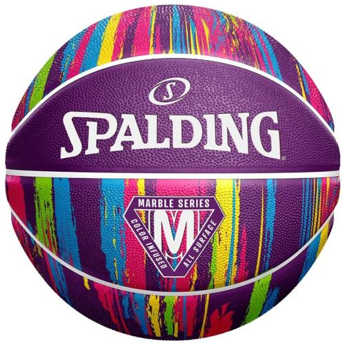 Мяч баскетбольный Spalding Marble Ball фіолетовий Уні 7 84403Z (689344406541)