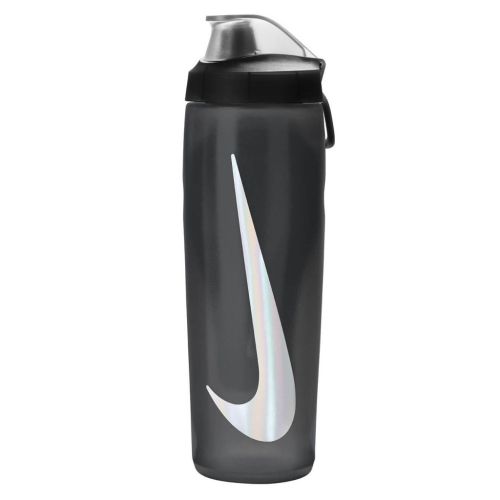 Бутылка для воды Nike Refuel Bottle Locking Lid 24 OZ антрацит, чорний, сріблястий 709 мл N.100.7668.054.24 (887791747556)