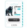 USB флеш накопитель Wibrand 8GB Grizzly Black USB 2.0 (WI2.0/GR8P3B) - Изображение 1