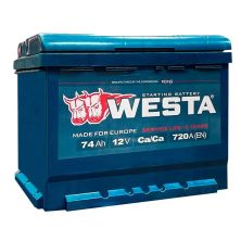 Аккумулятор автомобильный Westa 6CT-74 А (0)