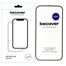Стекло защитное BeCover Apple iPhone 15 Plus 10D Black (711330)