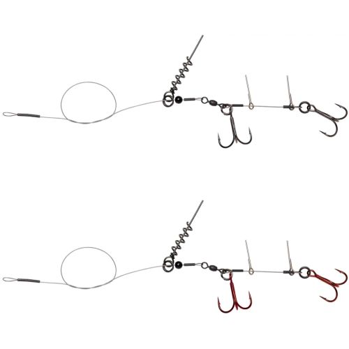 Оснастка Savage Gear Linethru Corkscrew Rig 2x1/0 45cm 31kg (2 шт/уп.) (1854.12.96)