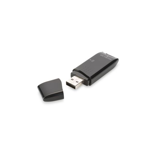 Считыватель флеш-карт Digitus USB 2.0 SD/MicroSD (DA-70310-3)