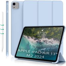 Чехол для планшета BeCover Tri Fold Soft TPU Silicone Apple iPad Air 13 M2 2024 Light Blue (711741)