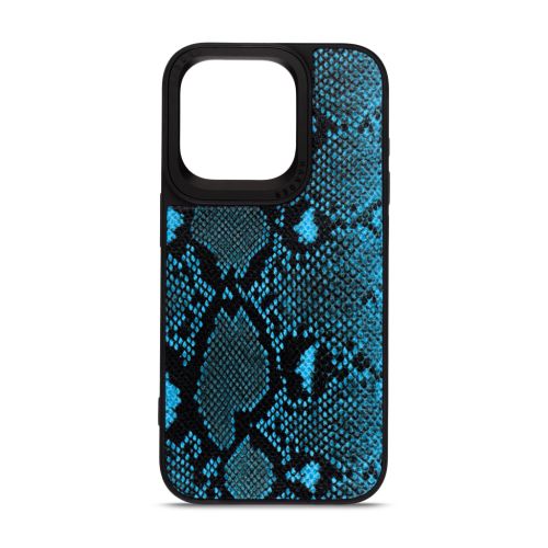 Чехол для мобильного телефона Harder Genuine Snake Apple iPhone 15 Pro Dark Blue (ARM76781)