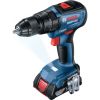 Набір електроіструментів Bosch 18V GSR 18V-50, GAS 18V-1, 2x5Ah, кейс (0.615.990.M44) - Зображення 2