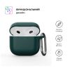 Чехол для наушников Armorstandart Hang Case для Apple AirPods 4 Dark Green (ARM81280) - Изображение 1