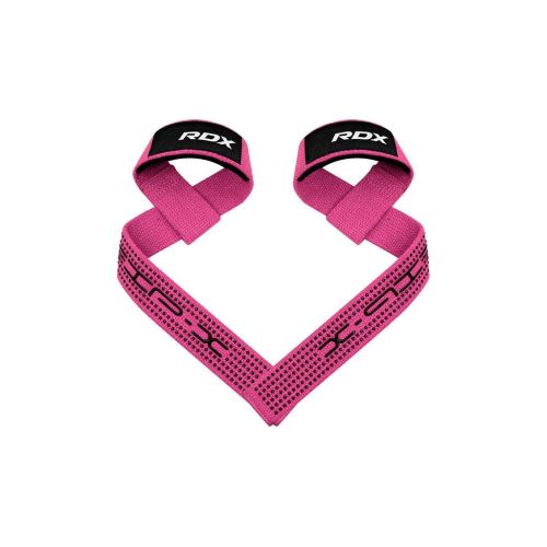 Кистевые лямки RDX S4 Gym Cotton Gel Straps Pink Plus (WAC-S4P+)