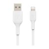 Дата кабель USB 2.0 AM to Lightning 1.0m 12W PVC (2 Pack) White Belkin (CAA001BT1MWH2PK) - Зображення 1