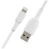 Дата кабель USB 2.0 AM to Lightning 1.0m 12W PVC (2 Pack) White Belkin (CAA001BT1MWH2PK) - Зображення 2