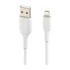 Дата кабель USB 2.0 AM to Lightning 1.0m 12W PVC (2 Pack) White Belkin (CAA001BT1MWH2PK) - Зображення 3