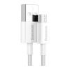 Дата кабель USB 2.0 AM to Micro 5P 2.0m Superior Fast Charging 2A white Baseus (CAMYS-A02) - Изображение 1