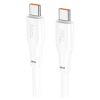 Дата кабель USB-C to USB-C 2.0m 240W TPE X93 white HOCO (6931474790743) - Зображення 1