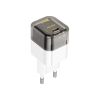 Зарядний пристрій HOCO C125A Transparent USB-C PD20W Transparent Black (6931474798336) - Зображення 1