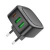 Зарядний пристрій BOROFONE BAS23A Lucky 1xUSB-C + 2xUSB PD30W Black (6941991109386) - Зображення 2